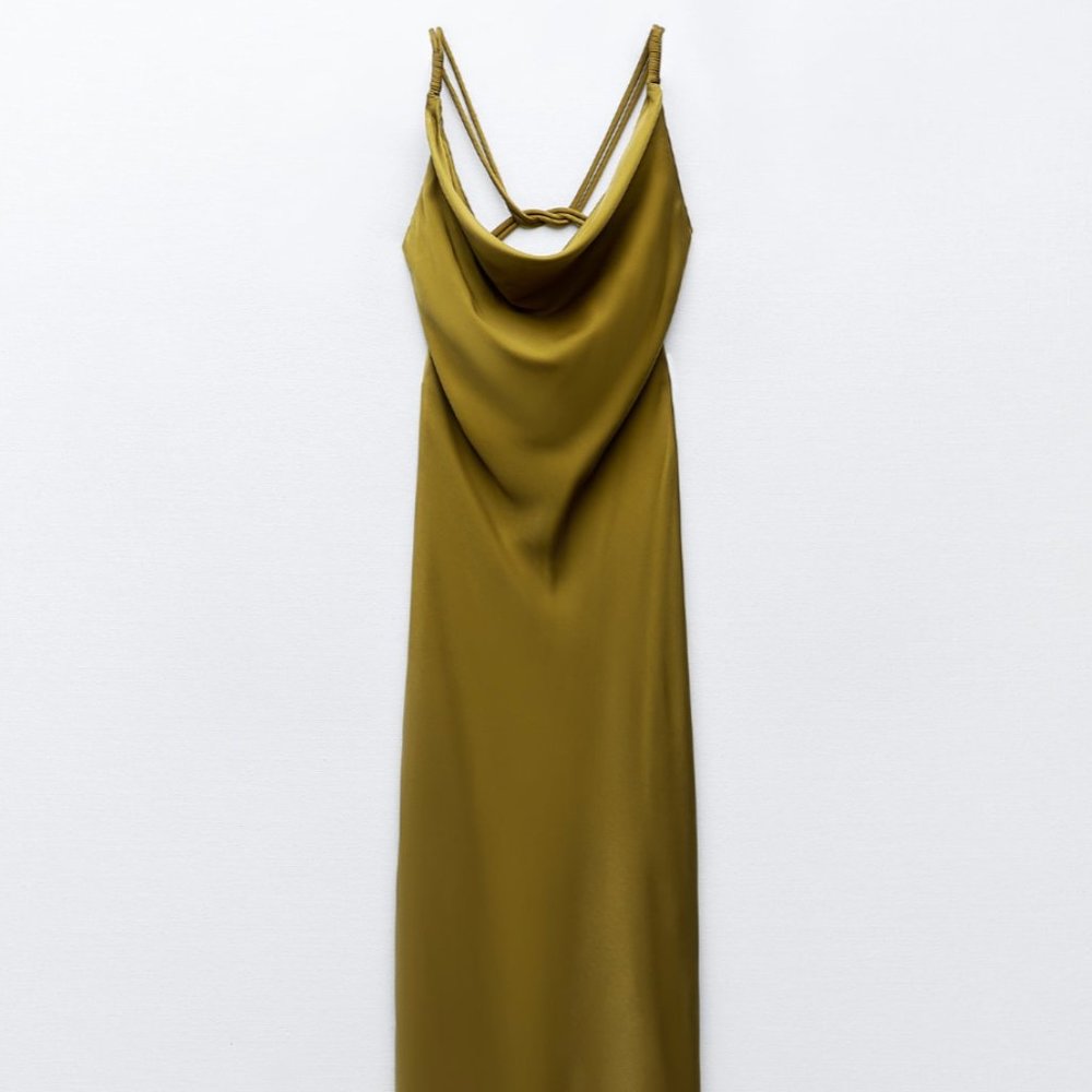 SATIN SLIP DRESS